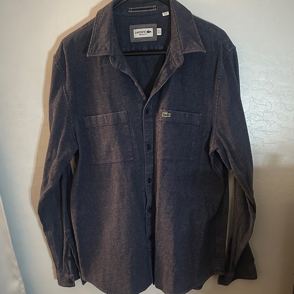 Lacoste Men's Dark Blue Shirt Jacket